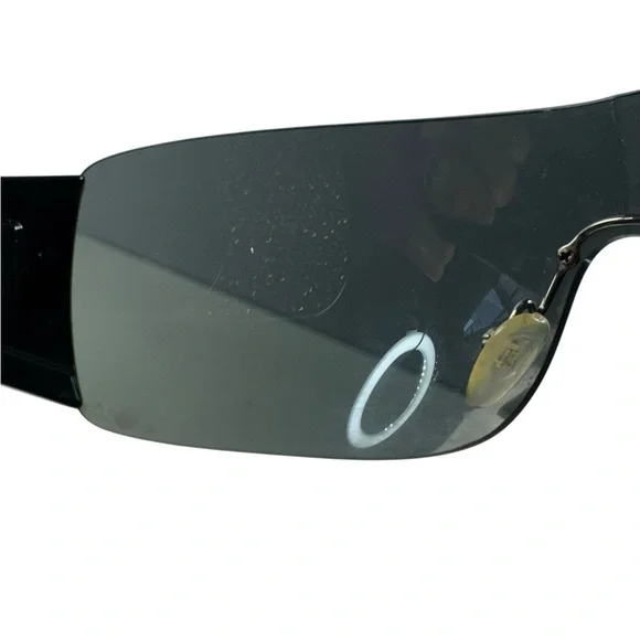 Prada SPS07H 1AB-1A1 Shield Sunglasses Black/Red - Picture 10 of 13